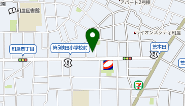 ウェルパーク荒川町屋店の地図画像