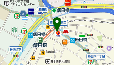 ウェルパーク調剤薬局飯田橋駅前店の地図画像