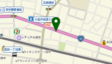 ガッツレンタカー 府中店の地図画像