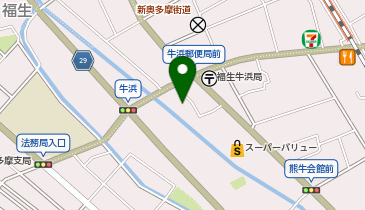 ガッツレンタカー 福生店の地図画像