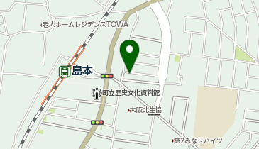 ガッツレンタカー 島本町店の地図画像