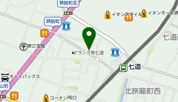 ガッツレンタカー 堺・七道駅前店の地図画像