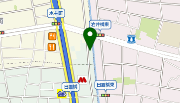 ガッツレンタカー 西大須店の地図画像
