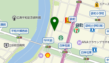 ガッツレンタカー 広島大手町店の地図画像