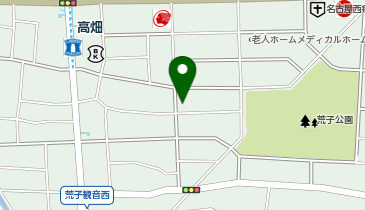 ガッツレンタカー 高畑店の地図画像