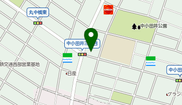 ガッツレンタカー 中小田井店の地図画像