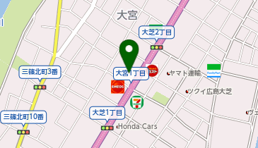 ガッツレンタカー 広島店の地図画像