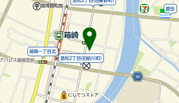 ガッツレンタカー 箱崎駅前店の地図画像