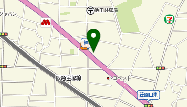 ガッツレンタカー 大阪池田店(旧 大阪空港北店)の地図画像