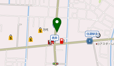 ガッツレンタカー 大東住道店の地図画像