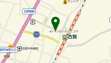 ガッツレンタカー 古賀店の地図画像