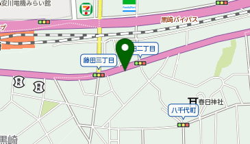 ガッツレンタカー 八幡黒崎店の地図画像