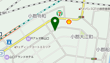 ガッツレンタカー 新山口駅前店の地図画像