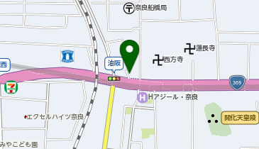 ガッツレンタカー 奈良駅前店の地図画像