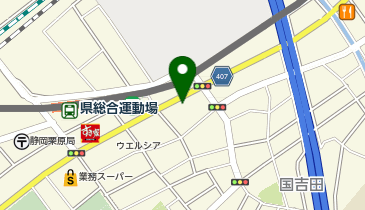 ガッツレンタカー 静岡店の地図画像