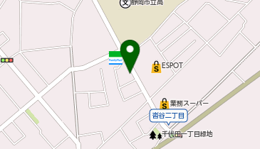 ガッツレンタカー 静岡千代田店の地図画像