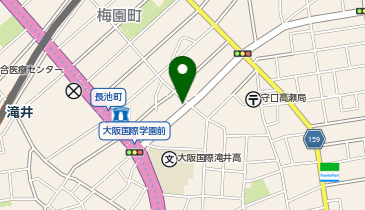 ガッツレンタカー 守口滝井店の地図画像