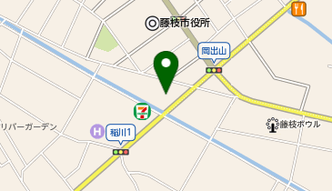 ガッツレンタカー 藤枝岡出山店の地図画像