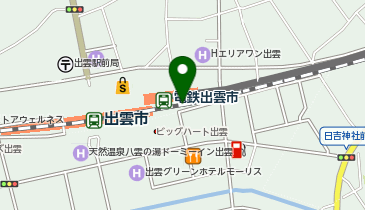 ガッツレンタカー 出雲市駅前店の地図画像