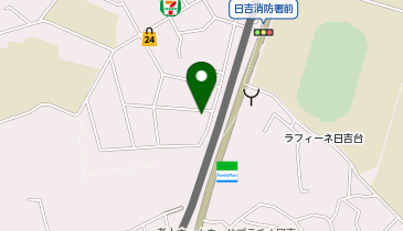 ガッツレンタカー 日吉店の地図画像