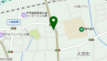 ガッツレンタカー 三島駅南口店の地図画像