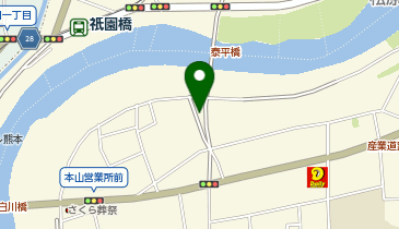 ガッツレンタカー 熊本中央店の地図画像