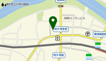 ガッツレンタカー 東岡崎駅前店の地図画像