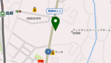 ガッツレンタカー 柏高柳駅前店の地図画像