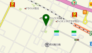 ガッツレンタカー 市川駅前店の地図画像