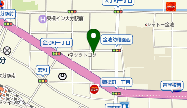 ガッツレンタカー 大分駅前店の地図画像
