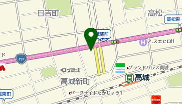 ガッツレンタカー 高城駅前店の地図画像