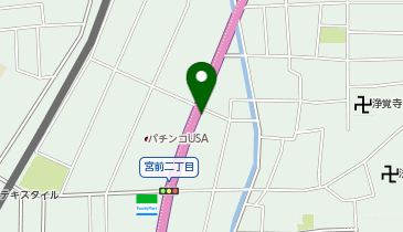 ガッツレンタカー 鯖江駅南店の地図画像