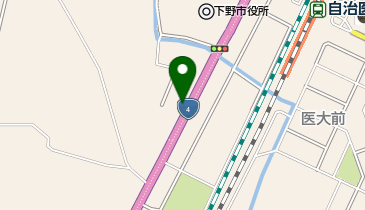 ガッツレンタカー 下野自治医大店の地図画像