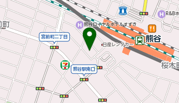 ガッツレンタカー 熊谷駅前店の地図画像
