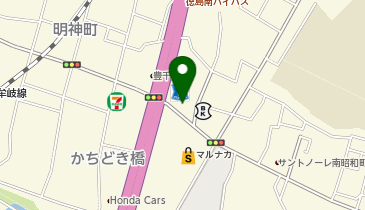 ガッツレンタカー 徳島店の地図画像