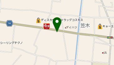 ガッツレンタカー 藍住店の地図画像