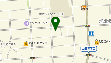 ガッツレンタカー 秋田山王店の地図画像