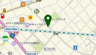 ガッツレンタカー 西明石店の地図画像