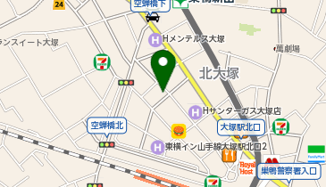 なんでも酒やカクヤス 北大塚店の地図画像