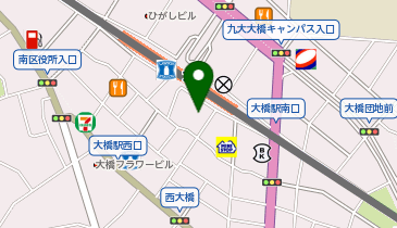 なんでも酒やカクヤス 大橋駅西口店の地図画像