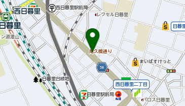 なんでも酒やカクヤス 日暮里店の地図画像