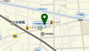 なんでも酒やカクヤス 中板橋店の地図画像