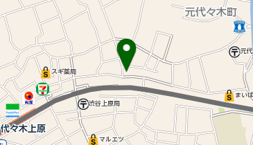 なんでも酒やカクヤス 代々木上原店の地図画像