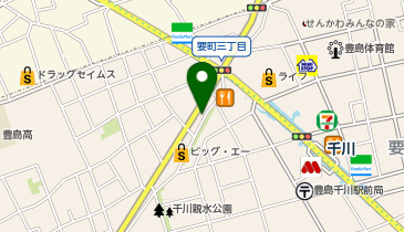 なんでも酒やカクヤス 千川店の地図画像