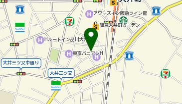 なんでも酒やカクヤス 大井町店の地図画像