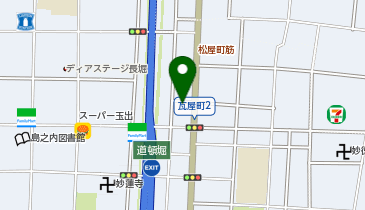 なんでも酒やカクヤス 松屋町店の地図画像