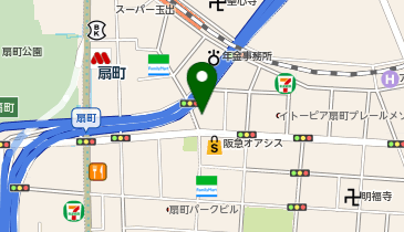なんでも酒やカクヤス 天満店の地図画像