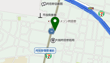 なんでも酒やカクヤス あべの店の地図画像