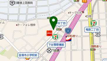 なんでも酒やカクヤス 根岸店の地図画像