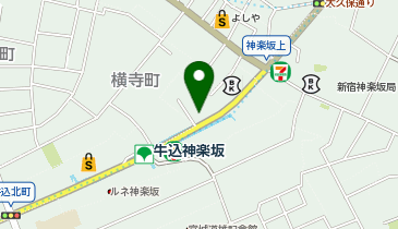 なんでも酒やカクヤス 神楽坂店の地図画像
